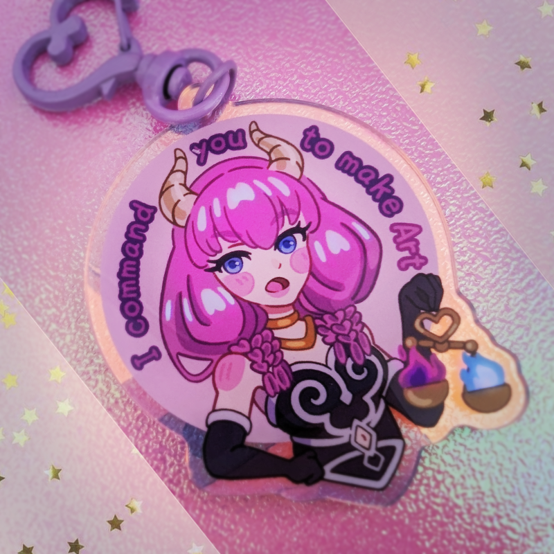 Aura the Guillotine Keychain — Lady Chamomile